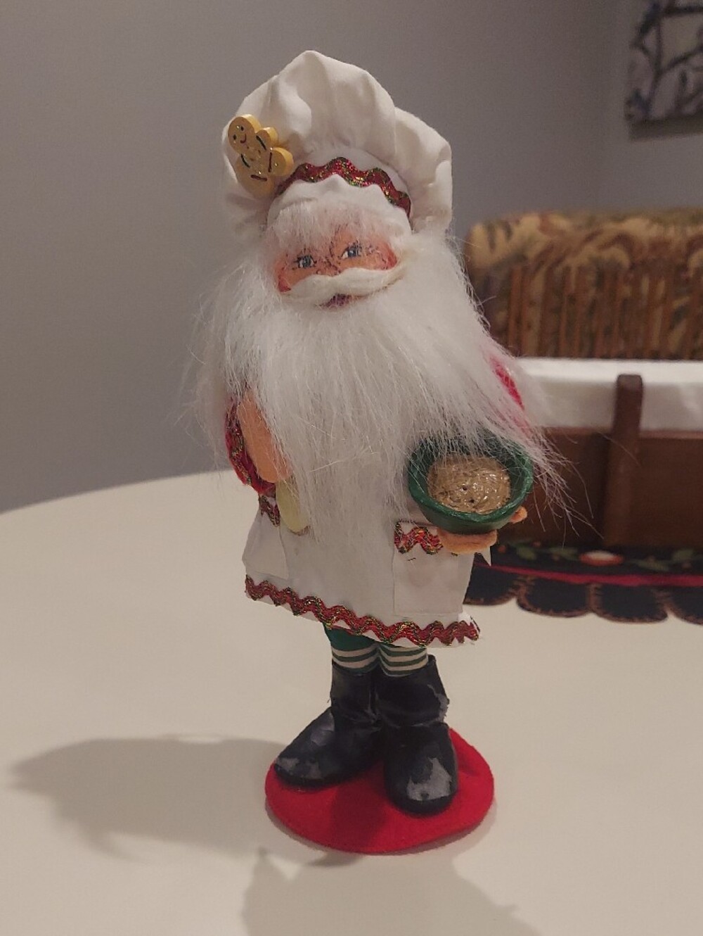 Vintage Annalee Holiday Chef Santa - Picture 6 of 10